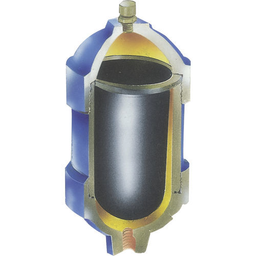 Membranakkumulator - AM - EPE Process Filters & Accumulators Pvt. Ltd. - Stickstoff / Kohlenstoffstahl / hydropneumatisch