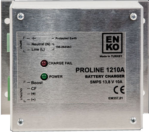 Einbau-Batterieladegerät - EBC 1210 - ENKO Elektronik Kontrol Sistemleri San. ve Tic. Ltd. Sti. - Blei-Säure / Schaltnetzteil