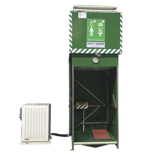 Bodenstehende Sicherheitsdusche - TS1500CH - Aqua Safety Showers Internatioanl - für den Innenraum / für gefährliche Umgebungen / für Außenbereich