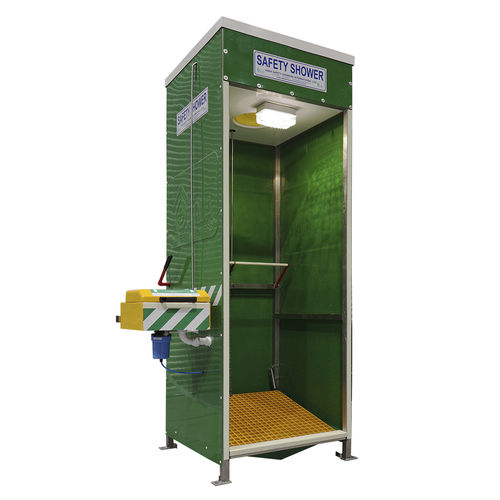 Bodenstehende Sicherheitsdusche - CS1R - Aqua Safety Showers Internatioanl - augen / für den Innenbereich / für Gefahrenzonen