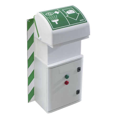 Bodenstehende Augendusche - EW111 / EW111W - Aqua Safety Showers Internatioanl - Boiler / für den Innenraum / für Außenbereich