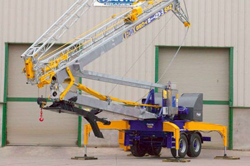 Anhängermontierter Kran - TC25 - Mantis Cranes - Teleskop / mit Gelenk / Schnellmontage