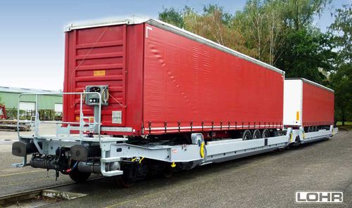 Spezialtransporter - UIC series - Lohr - für Container