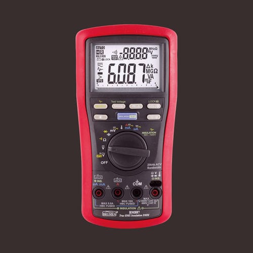 Multimeter mit Isolationstester - BM887 - BRYMEN - Digital mit 6000 Messpunkten / tragbar / 1000 V