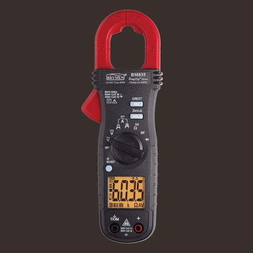 Strommesszange / Digital mit 6000 Messpunkten - BM035 - BRYMEN - tragbar / 300 V / 600 V
