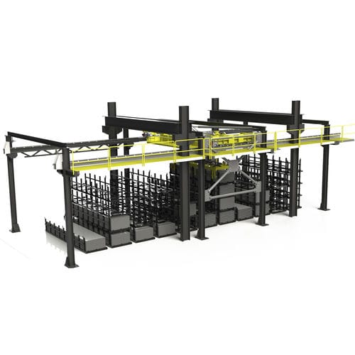 Horizontales automatisches Lagersystem - HSS - Fada Engineering