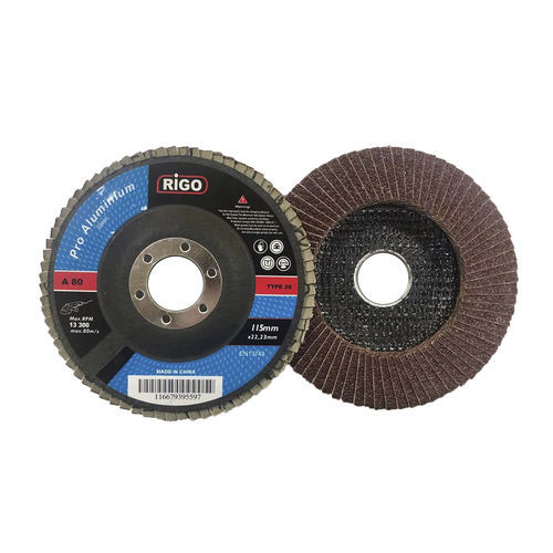 Lamellenscheibe für Edelstahl - 10FA series - DanYang Rigo Abrasives Co., Ltd. - zur Endbearbeitung / Aluminiumoxid / Polier