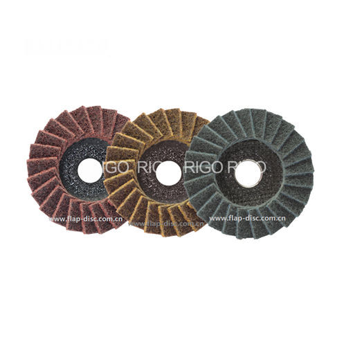 Vlies-Lamellenscheibe - 10FN series - DanYang Rigo Abrasives Co., Ltd. - für Edelstahl / zur Endbearbeitung / Polier