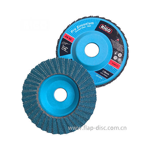 Aluminiumoxid-Lamellenscheibe - DanYang Rigo Abrasives Co., Ltd. - Keramik / Zirkoniumoxid