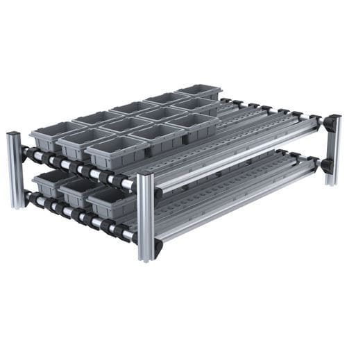 Handlingsystem für Elektrofahrzeuge und fahrerlose Transportsysteme FTS - MBS PickStar RL - Robotunits GmbH - für Rollenförderer / maßgefertigt / Industrie