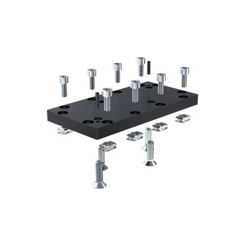 Befestigungs-Befestigungswinkel - FAS 102 series - ROBOTUNITS ITALIA SRL - Aluminium / 90°