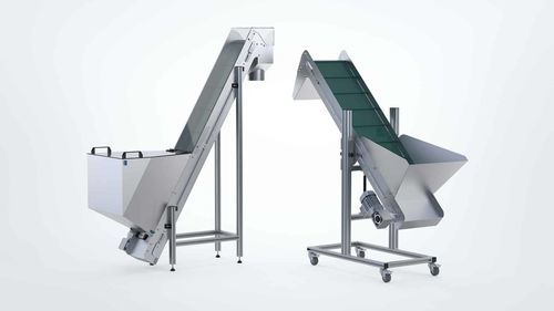 Bandförderer - C4N - Robotunits GmbH - schräg / Transport / Lager