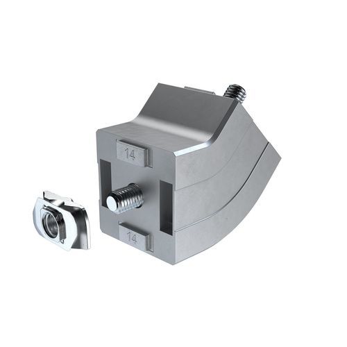 Verbindungselement für Aluminiumprofile - GUS 454 series - Robotunits GmbH - für Baustellen / für Industrieanwendungen / verzinkt