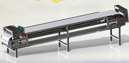 Pulverkühlsystem - consol steel belt - für Industrieanwendungen / mit Bandförderer
