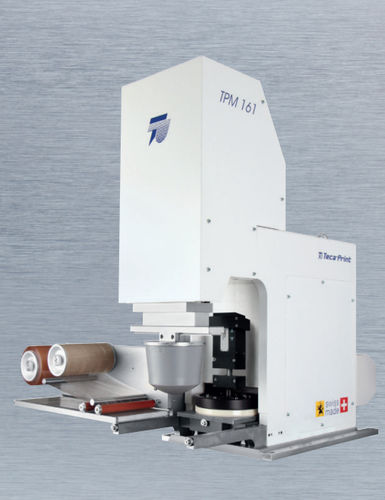 Tampondruckmaschine mit geschlossenem Farbgebersystem - TPM 161 - Teca-print - monochrom / für die Druckindustrie / mit Touchscreen