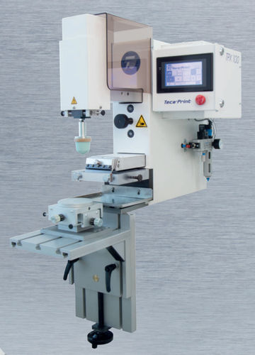 Tampondruckmaschine mit offenem Farbgebersystem - TPX 100 - Teca-print - automatisch / monochrom / 2-Farben