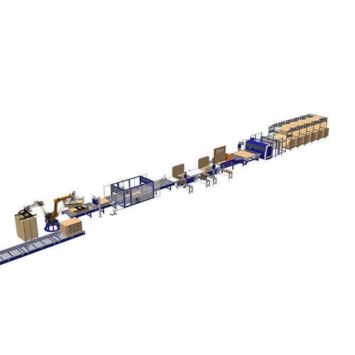 Verpackungsanlage für die Logistik - Fefco 0410 - meco group srl - für Kartons / für Lagerhallen / zum Schneiden