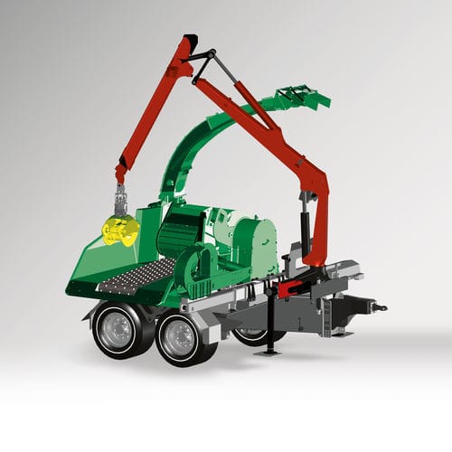 Holzhäcksler auf Anhänger - HEM 542 Z - JENZ GmbH Maschinen- und Fahrzeugbau