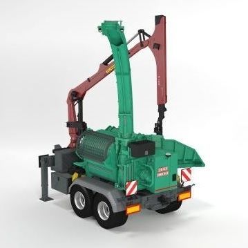 Holzhäcksler auf Anhänger - HEM 583 Z - JENZ GmbH Maschinen- und Fahrzeugbau