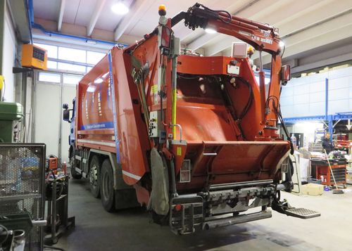 Zugangskontrolle für Abfallbehälter - Baron Srl