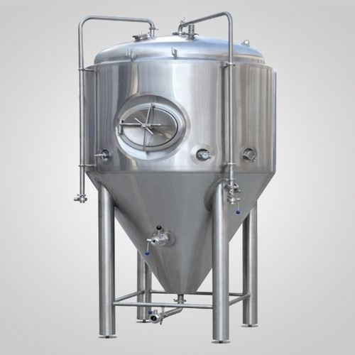 Gärbehälter - Shandong Tiantai Beer Equipment Co.,Ltd - Bier / Edelstahl / zylinderförmig