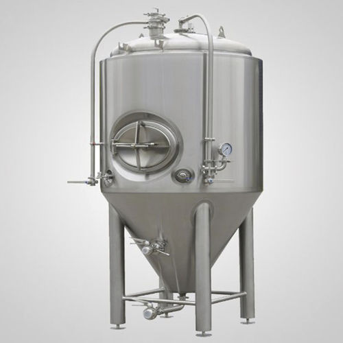 Bierbecken - Shandong Tiantai Beer Equipment Co.,Ltd - Edelstahl / Gär / zylinderförmig
