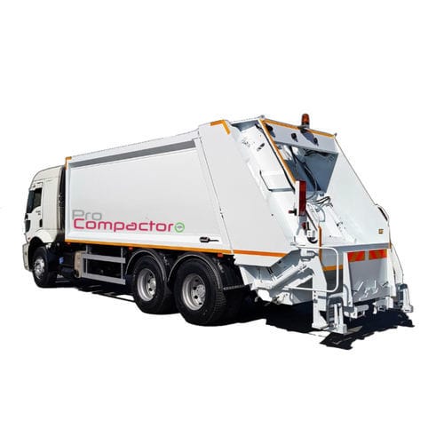 Hecklader-Müllwagen - Procompactor Waste Management Equipment - hybrid / mit Kran