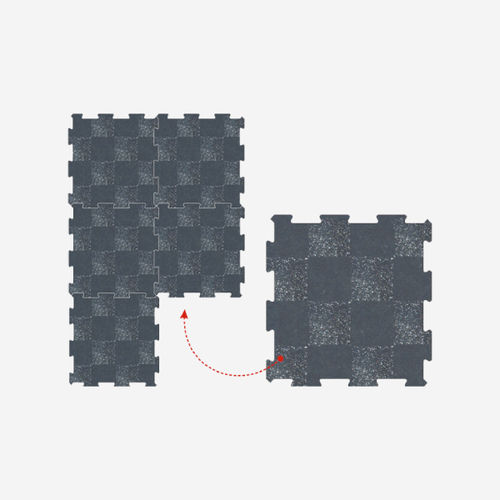 Anti-Ermüdung Matte - Supranusa Indogita, PT - rutschfest / modular / Gummi