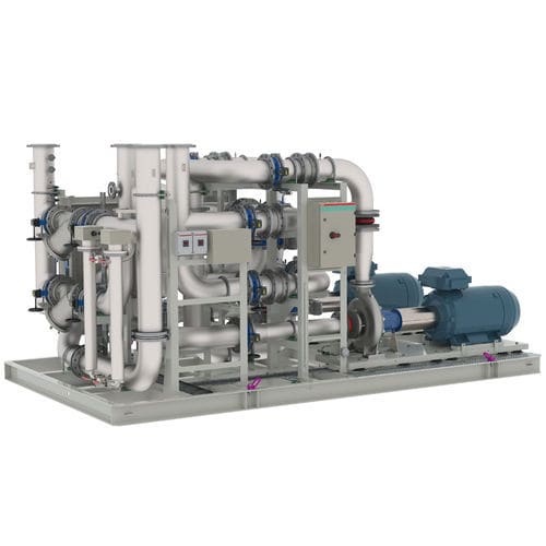 Wasserkühlsystem - Hitachi Energy - für Motor und Getriebe / maßgefertigt / auf Kufen