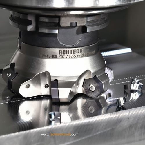 Scheibenfräser - AFM45-XN07 09 - Achteck Tool - Ringkern / mit austauschbaren Wendeschneidplatten / Plan
