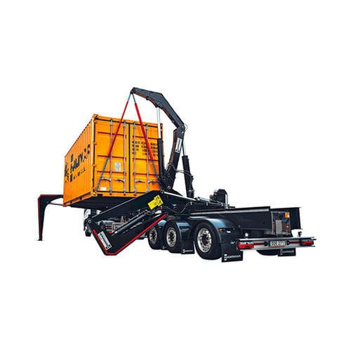 LKW-montierter Seitenstapler - 110 S - Hammar - elektrisch / Sitz / für Materialumschlag