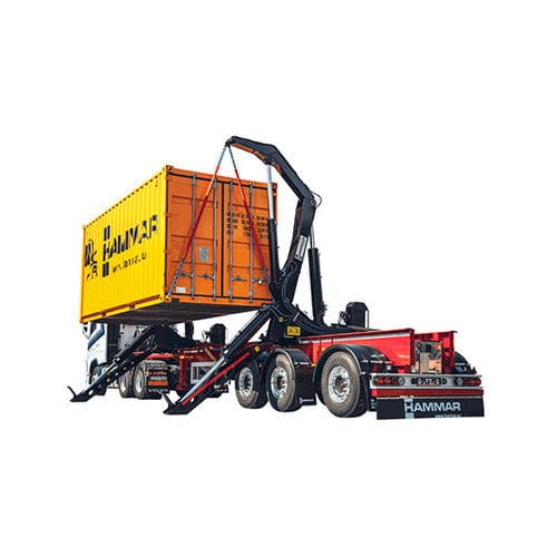 Elektrischer Seitenstapler - 160 series - Hammar - Sitz / für Materialumschlag / für Container