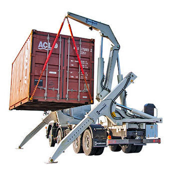 LKW-montierter Seitenstapler - 195 B - Hammar - Diesel / Sitz / für Materialumschlag