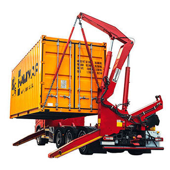 LKW-montierter Seitenstapler - 180 series - Hammar - Diesel / Sitz / für Materialumschlag
