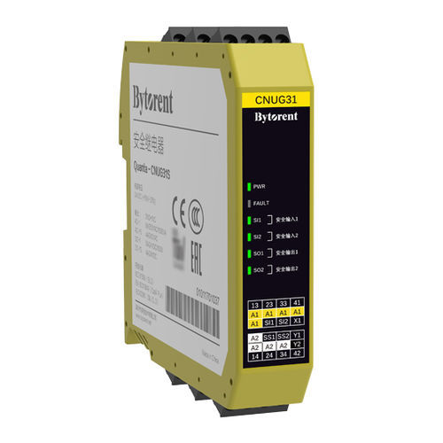Notausschalter-Sicherheitsrelais - Quanta-CNUG31S - Bytorent Technology Co., Ltd. - für Lichtvorhang / 3NO / PNP