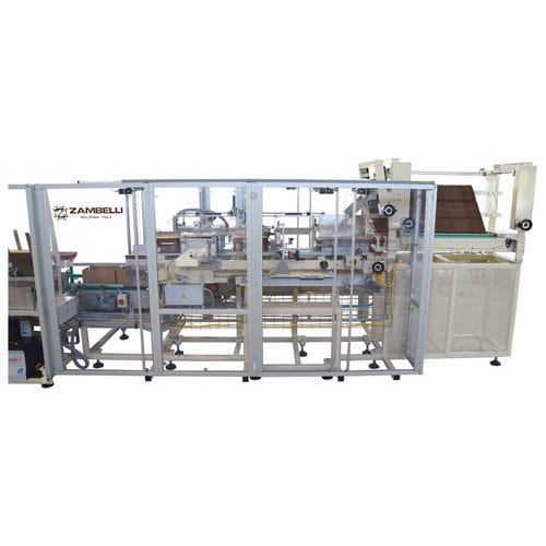 Automatischer Kartonaufrichter - RSC - Zambelli S.r.l. - Hotmelt-Klebstoff / mit Klebeband / mit hohem Durchsatz