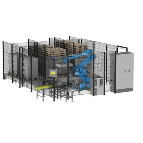 Palettierroboterzelle - Goldfuss engineering GmbH - Verpackung / kompakt