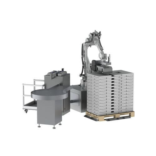 Zulauf-Roboterzelle - Goldfuss engineering GmbH - für Flaschen