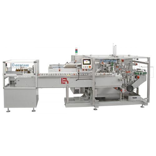 Horizontaler Kartonierer - AS 150 - BERGAMI PACKAGING SOLUTIONS SRL - für die Pharmaindustrie / für die Kosmetikindustrie / kompakt