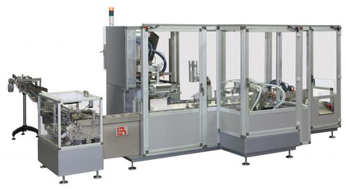 Horizontaler Kartonierer Trayformer - FA 60 - BERGAMI PACKAGING SOLUTIONS SRL - für die Kosmetikindustrie / für die Lebensmittelindustrie / für die Pharmaindustrie