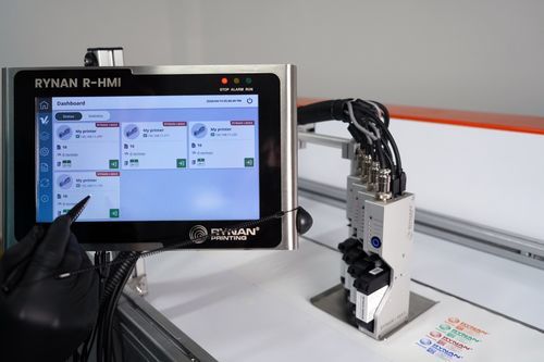 Markier- und Codiergerät / Thermo-Tintenstrahl - i-TIJ - RYNAN Technologies Pte Ltd - für Karton / für kontinuierliche Produktionslinien / für Etiketten