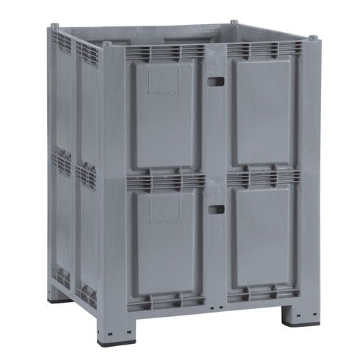 HDPE-Palettenbox - 1100 1300 PLUS series - Interbox S.A. - PP / für Lebensmittelanwendungen / mit klappbaren Seitenwänden