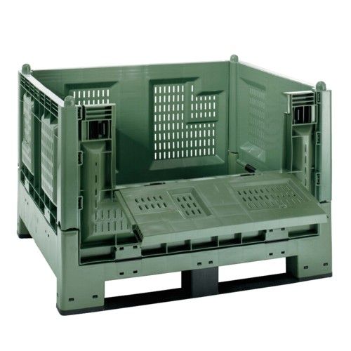 Palettenbox mit klappbaren Seitenwänden - CARGO FOLD 700 - Interbox S.A. - HDPE / PP / Lager