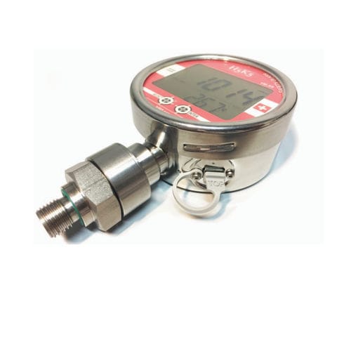 Digitales Manometer - H5K5.VM.X9 - H5K5 Leak Detection SRL - Glas / Edelstahl / USB