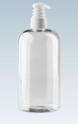 Flasche für die Lebensmittelindustrie - OREGON SOAP 500 - ACTI PACK SAS - PET / mit Pumpe / mit Spender