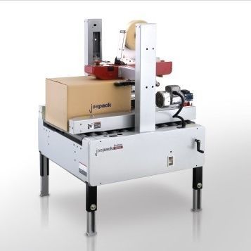 Faltschachtel-Verschließmaschine / Mehrklappen- - Buchimi-200 - Jaepack Co. Ltd. - mit Klebeband / halbautomatisch