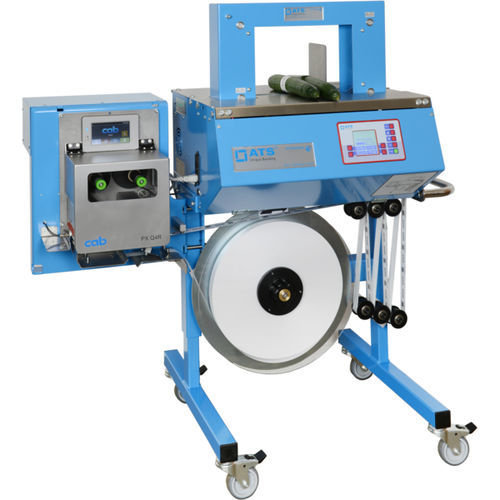 Automatische Banderoliermaschine - US-2000 AD-P - ATS-Tanner GmbH Banderoliersysteme - mit Touchscreen / mobil / Tischmodell