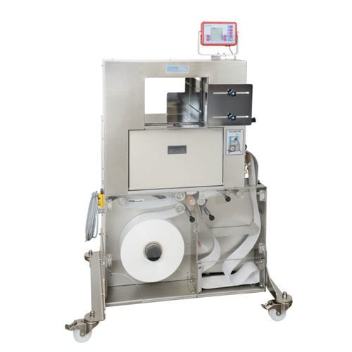 Automatische Banderoliermaschine - US-2100 AD-R - ATS-Tanner GmbH Banderoliersysteme - mit Touchscreen / mobil / Tischmodell