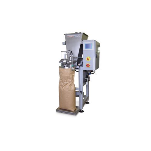Halbautomatische Füllmaschine - GOLEM BASIC - NOMATECH s.r.o. - für Säcke / für Lebensmittel / für staubförmiges Gut