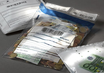 Sack für Geldtransport - orfix International GmbH - homologiert / einbruchsicher / abperlendes Gewebe